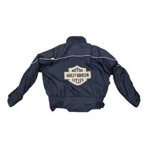 Harley-Davidson XXXL Black Motorcycle Jacket Reflective Easyriders Arlen Ness